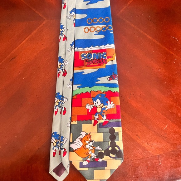 Sonic The Hedgehog - Men’s Tie - Vintage 1994 Official Sega Merchandise - Rare - Picture 8 of 10